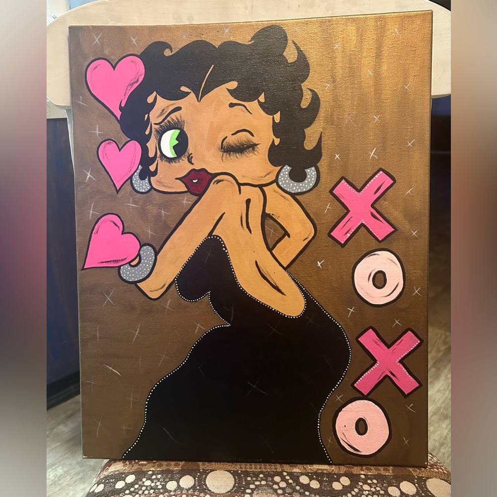 Betty boop painting